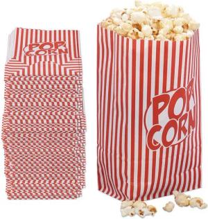 relaxdays Snackschale Retro Popcorntüten 240er Set, Papier, (240-tlg)