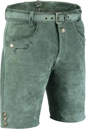 Fuente Leather Wears Lederhose Herren Trachten Lederhose Nubuk kurz mit Gürtel in 5 Farben