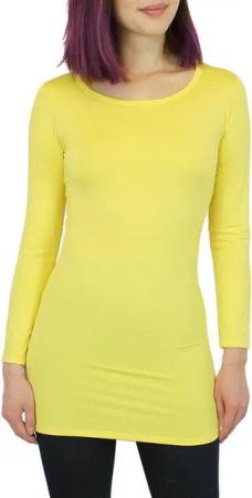 dy_mode Longshirt Thermo Langarmshirt Damen Thermoshirt Longshirt mit Innenfutter Angeraute Innenseite
