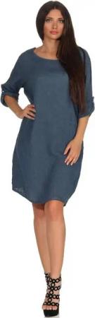 Mississhop Sommerkleid Leinenkleid Damenkleid 100% Leinen M.306