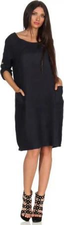 Mississhop Sommerkleid Leinenkleid Damenkleid 100% Leinen M.306
