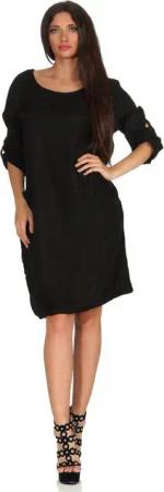 Mississhop Sommerkleid Leinenkleid Damenkleid 100% Leinen M.306