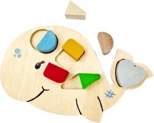 HESS SPIELZEUG Greifspielzeug Stapelspiel Walfisch BxHxT 24x3x15cm NEU
