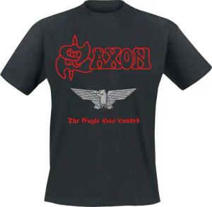 Saxon T-Shirt - The Eagle Has Landed - M bis XXL - für Männer - Größe XL - schwarz  - Lizenziertes Merchandise!