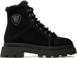 Blauer Schnürstiefeletten F4KIMMEL06 Schwarz