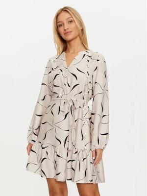 Vero Moda Kleid für den Alltag Jessi 10317440 Beige Regular Fit