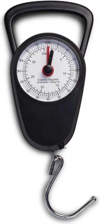 Worldpack Kofferwaage Analog mit Haken schwarz/weiß