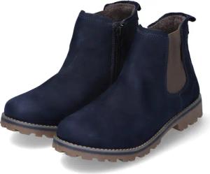 Vado Chelsea Boots PARIS für Mädchen im SALE - Gr. 35 - blau - Rauleder