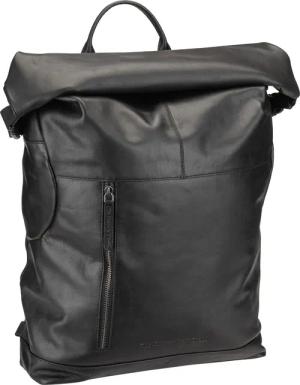 The Chesterfield Brand Liverpool 0309 in Schwarz (16.3 Liter), Rolltop Rucksack
