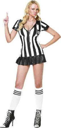 Leg Avenue Kostüm Schiedsrichterin, Sexy Kostüm-Outfit für Damen