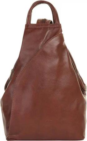 Piké Cityrucksack, echt Leder, Made in Italy