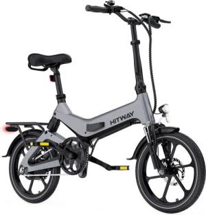 HITWAY E-Bike Klapprad 16 Zoll, 250W Wartungsfreie bürstenlose Motor, 280 Wh, Elektrofahrrad Klapprad Ebike Elektrofahrräder Faltrad