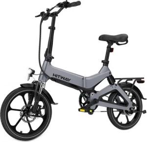 HITWAY E-Bike Faltrad, 250W bürstenloser Motor, Elektrofahrrad 16" 36V/7.8Ah 250W 30-60km Klappräder