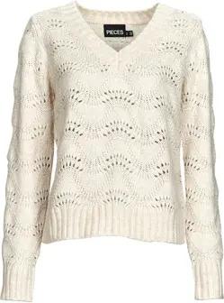 Pieces Pullover PCBIBBI LS V-NECK KNIT