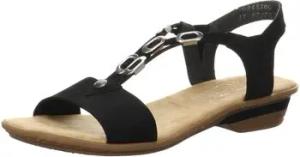 Rieker Sandalen Sandaletten Sandalette bis 30mm Absatz 63453-00