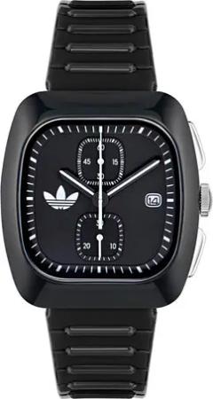 adidas Uhr Retro Wave Two Chrono AOSY24533 Schwarz