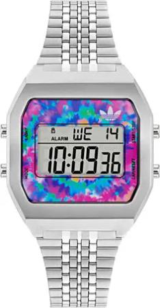 adidas Uhr Digital Two AOST24557 Silberfarben