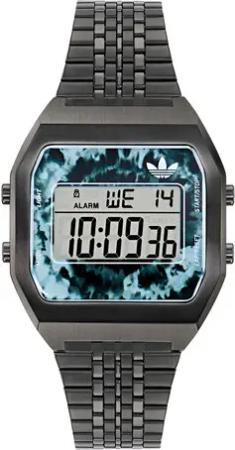 adidas Uhr Digital Two AOST24558 Schwarz