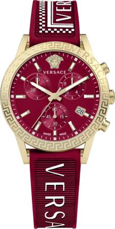 Versace VEKB00322 Sport Tech Lady Chronograph Damenuhr 40mm 5ATM