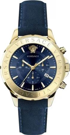 Versace VEV601423 Signature Chronograph Herrenuhr 44mm 5ATM