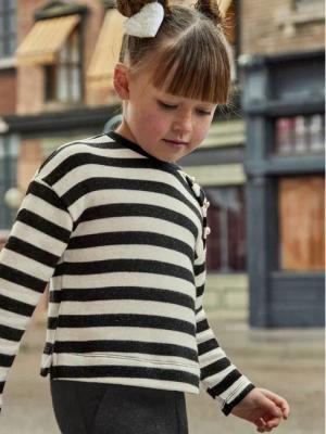 Mayoral Set Pullover und Stoffhose 4554 Schwarz Regular Fit