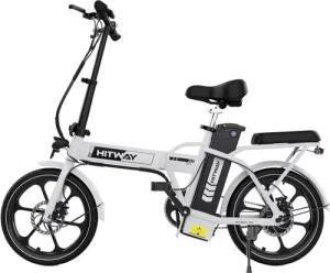 HITWAY E-Bike Faltrad 16 zoll Elektrofahrrad, E-Faltrad mit 36V8,4Ah/10,4Ah abnehmbare Akku, Kettenschaltung, 250W Heckmotor, Pedelec,E-Citybike max. 25km/h für Damen Herren