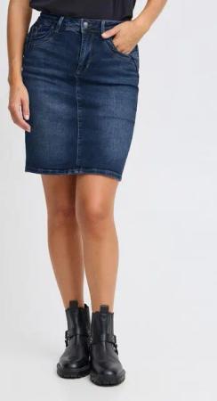Pulz Jeans Jeansrock PZKAROLINA HW Skirt schicker Jeansrock