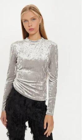 Marella Bluse Balera 2423946035 Silberfarben Regular Fit