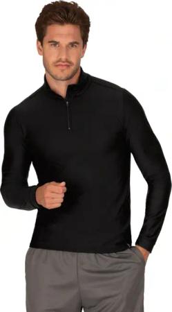 Trigema Sweatshirt "TRIGEMA Langärmeliges Sportshirt mit Reißverschluss"