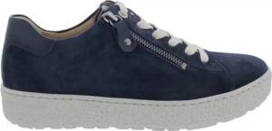 Hartjes Hartjes Phil Shoe, Velour- / Nappaleder, dunkelblau, Weite H 162.1401/ Schnürschuh