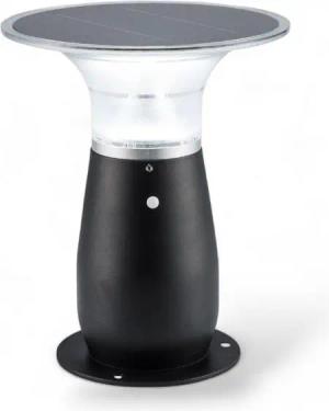 Arnusa LED Solarleuchte Solarlampe Wegeleuchte Sockelleuchte 29 cm Gartenlampe Außenleuchte, Duo Farbeinstellung, LED fest integriert, Kaltweiß, Warmweiß, Duo Color