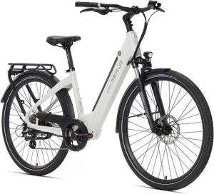 DERUIZ E-Bike Cityrad 2025 Elegantes City E-bike Pedelec 28 Zoll, 8 Gang SHIMANO Altus RD-M310-Smart Schaltwerk, Kettenschaltung, Heckmotor, 644 Wh, (mit Akku-Ladegerät, mit Werkzeug), gestufter Rahmen, 644Wh Hochleistungsakku