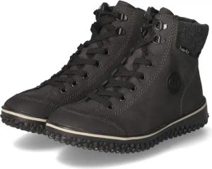 Rieker Schnürstiefeletten für Damen - Gr. 37 - grau - Synthetik