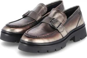 LAZAMANI Loafer für Damen - Gr. 41 - bronze - Glattleder