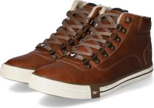 Mustang High Sneaker für Herren im SALE - Gr. 40 - braun - Kunstleder