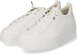 Paul Green Low Sneaker für Damen - Gr. 39 - weiß - Glattleder