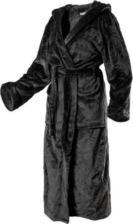 Di Ficchiano Bademantel Di Ficchiano Unisex Herren Damen Bademantel mit Kapuze I Größen XXS -, Polyester, Kapuze, Bindegürtel