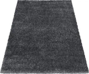 Stilvoll Günstig Hochflor-Teppich für Wohnzimmer und Schlafzimmer Unicolor - Einfarbig, Rechteck, Höhe: 50 mm