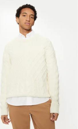 Tommy Hilfiger Pullover MW0MW36546 Weiß Regular Fit