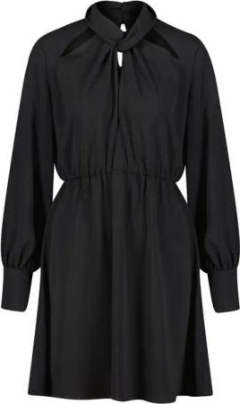 Liu Jo Midikleid - Kleid - Damenkleid - Langarmkleid - DRESS CUT OUT BLACK