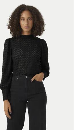 Vero Moda Bluse Becca 10302894 Schwarz Regular Fit