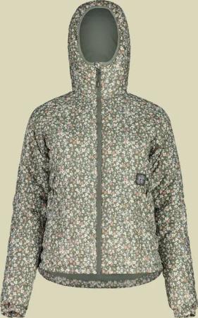 ChrysanthenumM. Adventure Puffer Jacket Women S allover print - Farbe frosty green minifleur