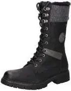Tom Tailor Schnürstiefelette Damen schwarz