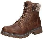 Tom Tailor Schnür Boots Damen braun