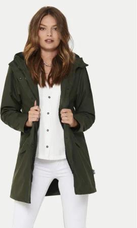 ONLY Regenjacke Sally 15206116 Grün Regular Fit