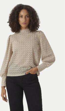 Vero Moda Bluse Becca 10302894 Beige Regular Fit