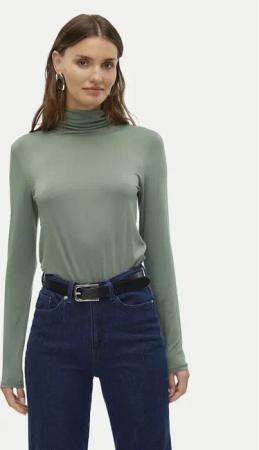 Vero Moda Rollkragenpullover Alberte 10293803 Grün Slim Fit