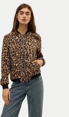Vero Moda Bomberjacke Coco 10250707 Braun Regular Fit