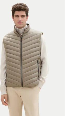 Tom Tailor Weste 1041310 Grün Regular Fit