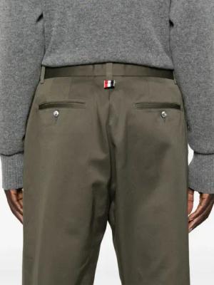 Thom Browne - Khaki Green Cropped Trousers - Größe 1 - grün